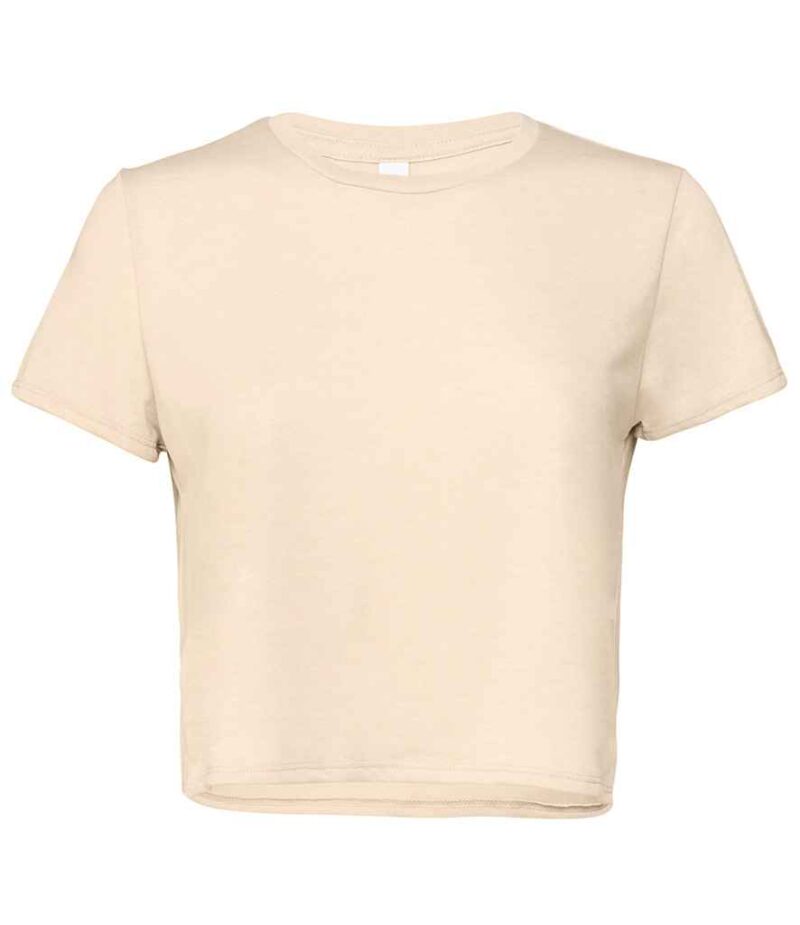 Bella Ladies Flowy Cropped T-Shirt - Image 10