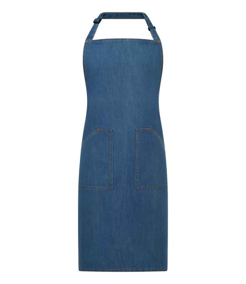 Brand Lab Denim Adjustable Bib Pocket Apron - Image 5