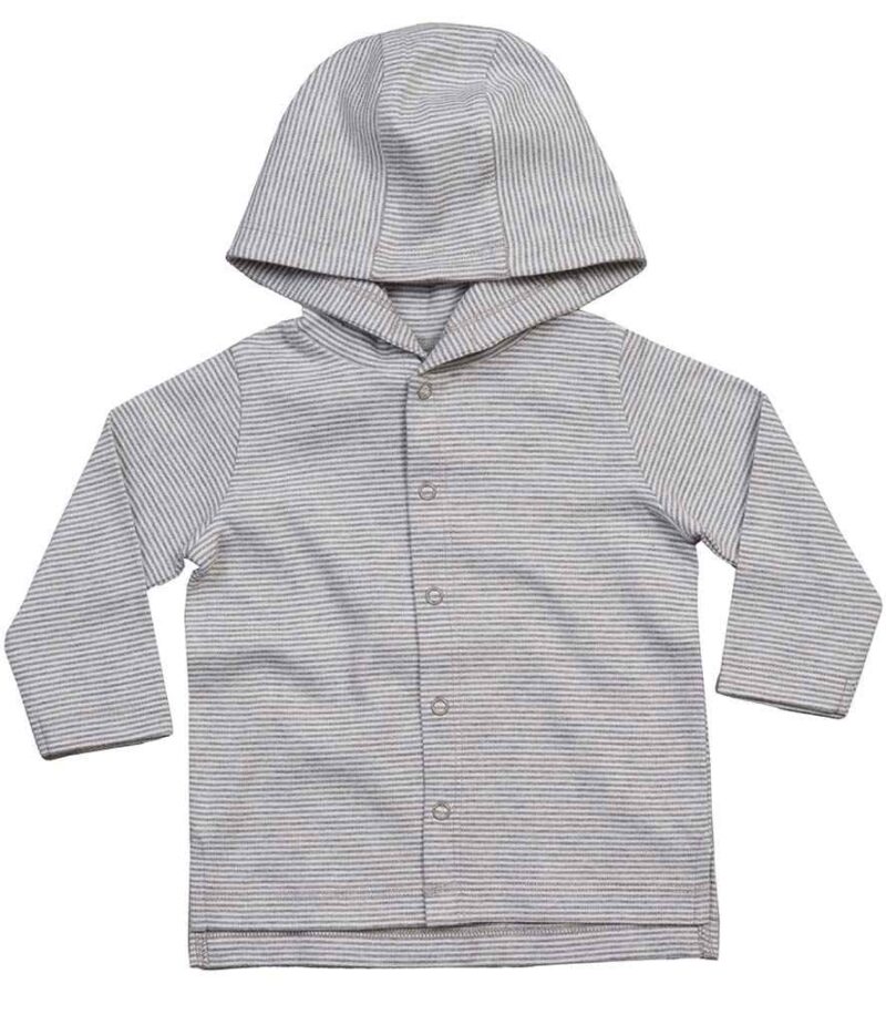 BabyBugz Baby Striped Hooded T-Shirt - Image 2