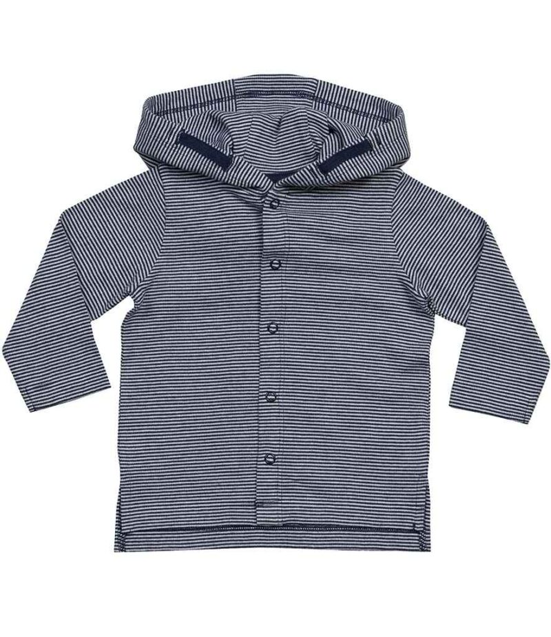 BabyBugz Baby Striped Hooded T-Shirt - Image 6