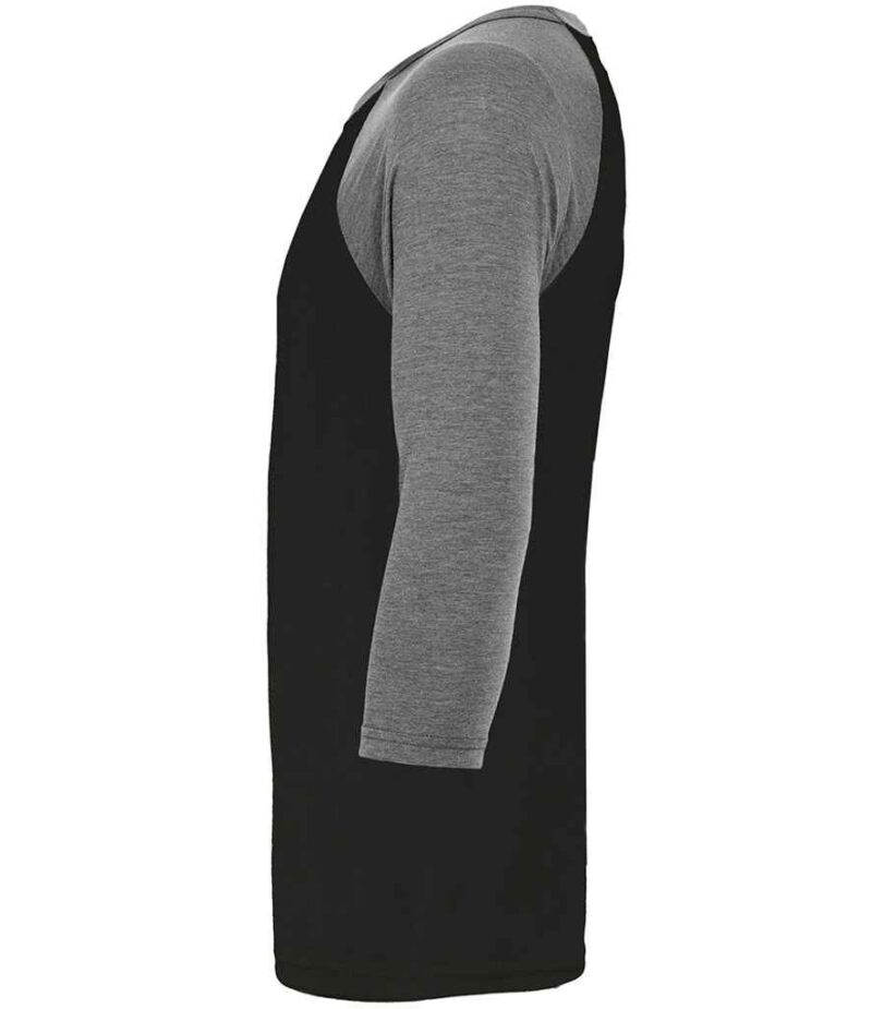 Canvas Unisex 3/4 Sleeve Baseball T-Shirt - Image 3