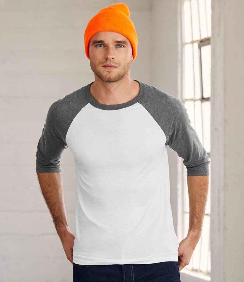 Canvas Unisex 3/4 Sleeve Baseball T-Shirt - Image 22