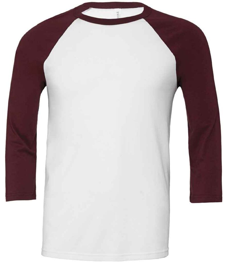 Canvas Unisex 3/4 Sleeve Baseball T-Shirt - Image 32