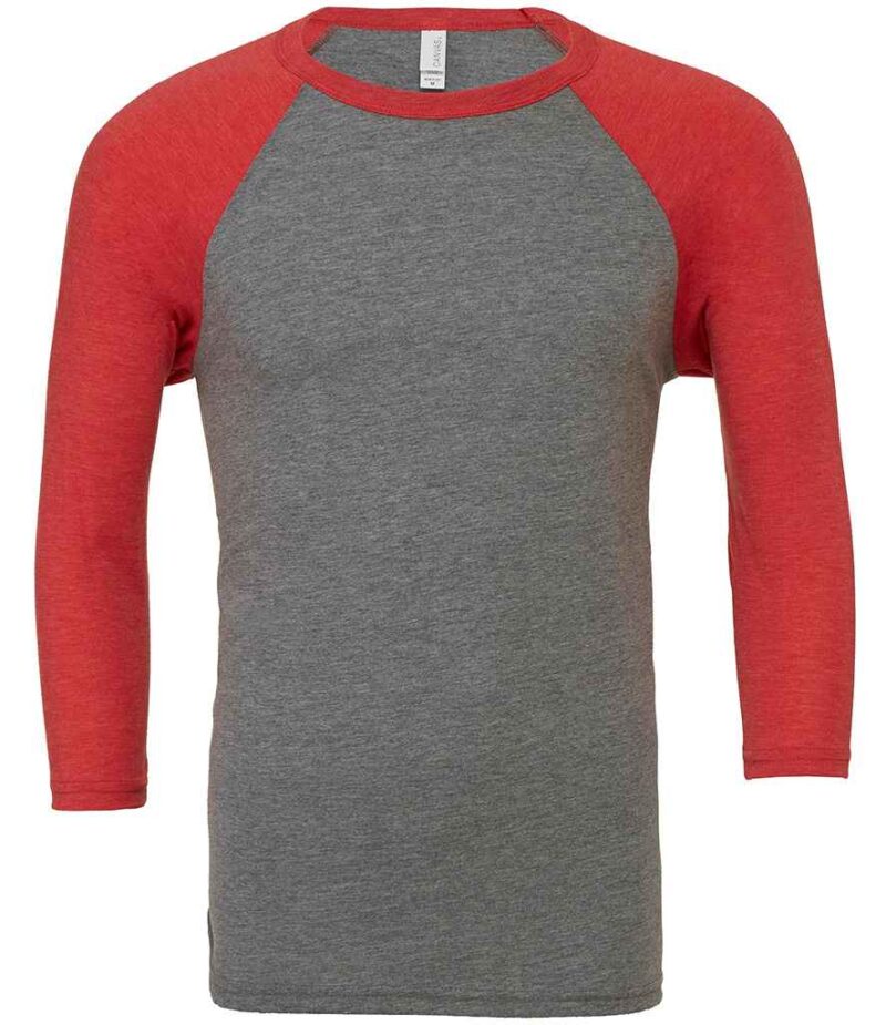 Canvas Unisex 3/4 Sleeve Baseball T-Shirt - Image 48