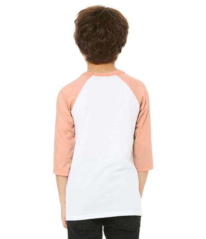 Canvas Youths 3/4 Sleeve Baseball T-Shirt - Image 11