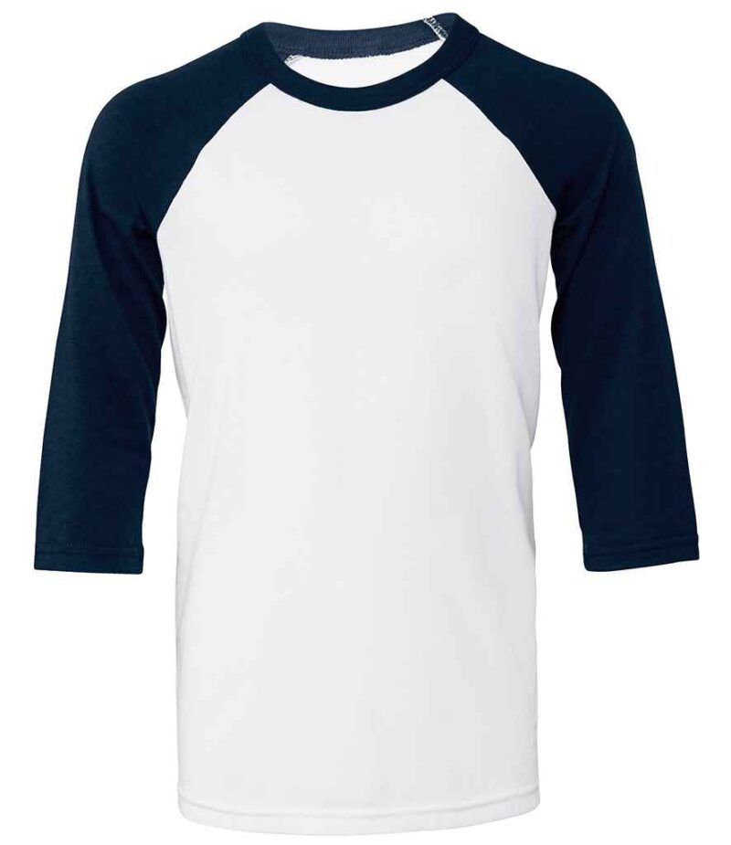 Canvas Youths 3/4 Sleeve Baseball T-Shirt - Image 17