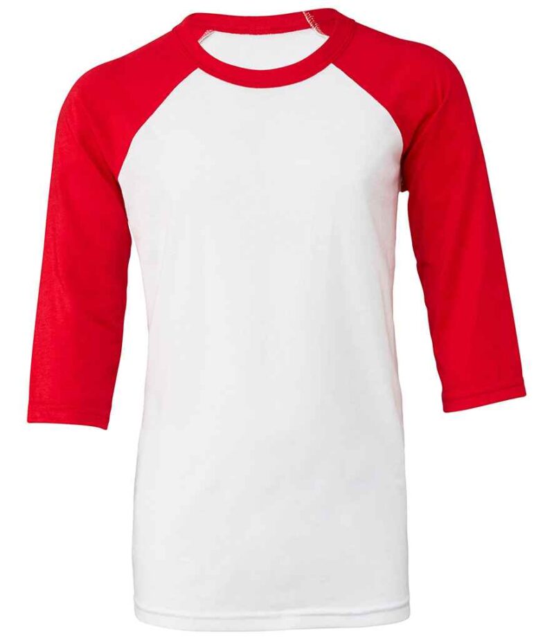 Canvas Youths 3/4 Sleeve Baseball T-Shirt - Image 22