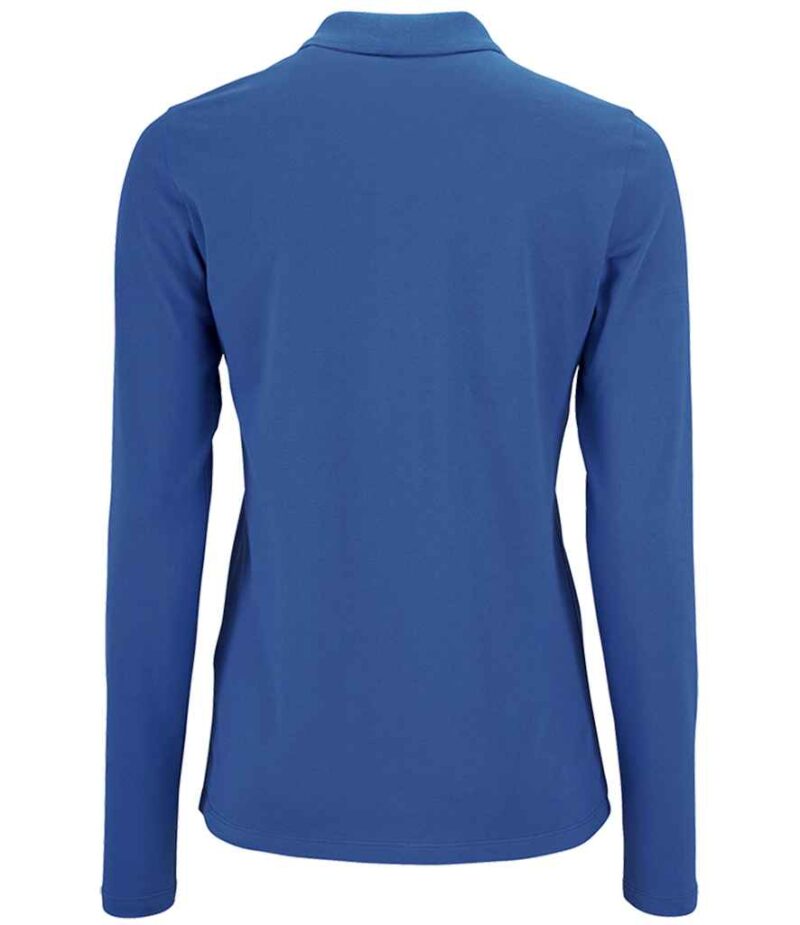 SOL'S Ladies Perfect Long Sleeve Piqué Polo Shirt - Image 11