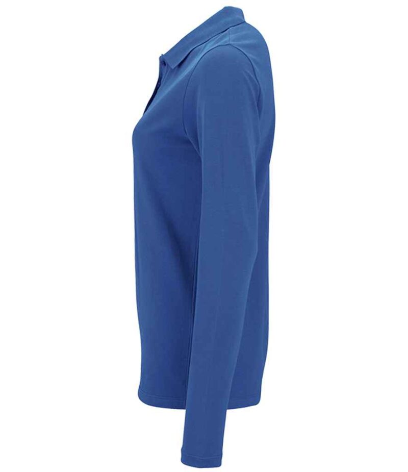 SOL'S Ladies Perfect Long Sleeve Piqué Polo Shirt - Image 12