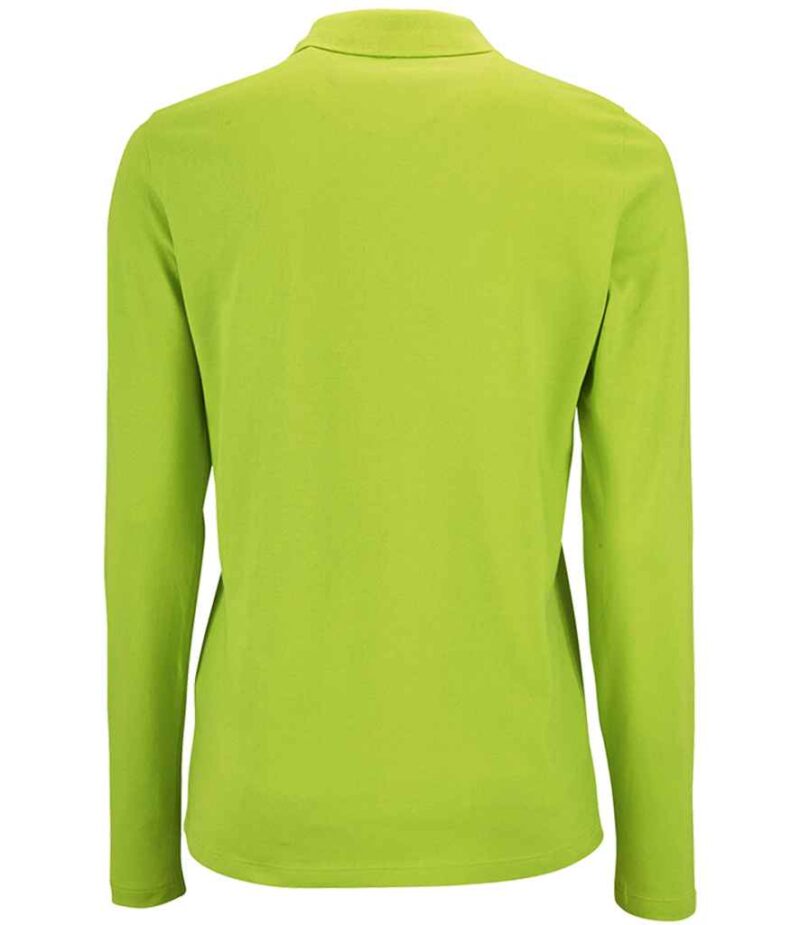 SOL'S Ladies Perfect Long Sleeve Piqué Polo Shirt - Image 14