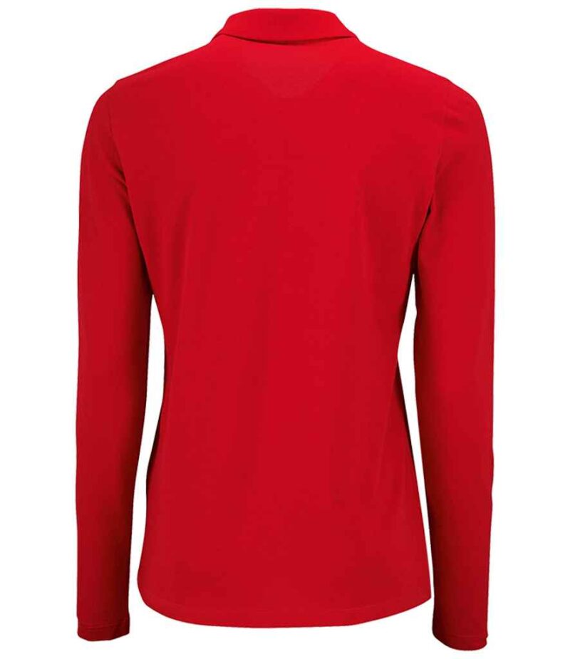 SOL'S Ladies Perfect Long Sleeve Piqué Polo Shirt - Image 26