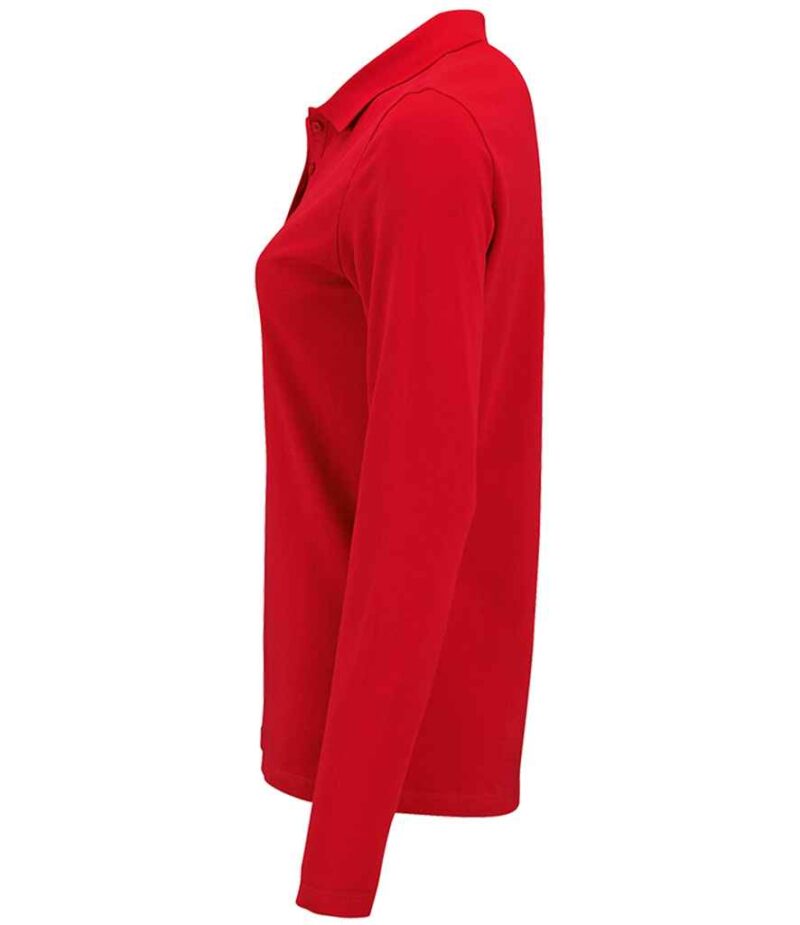 SOL'S Ladies Perfect Long Sleeve Piqué Polo Shirt - Image 27