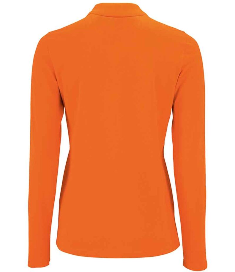 SOL'S Ladies Perfect Long Sleeve Piqué Polo Shirt - Image 29