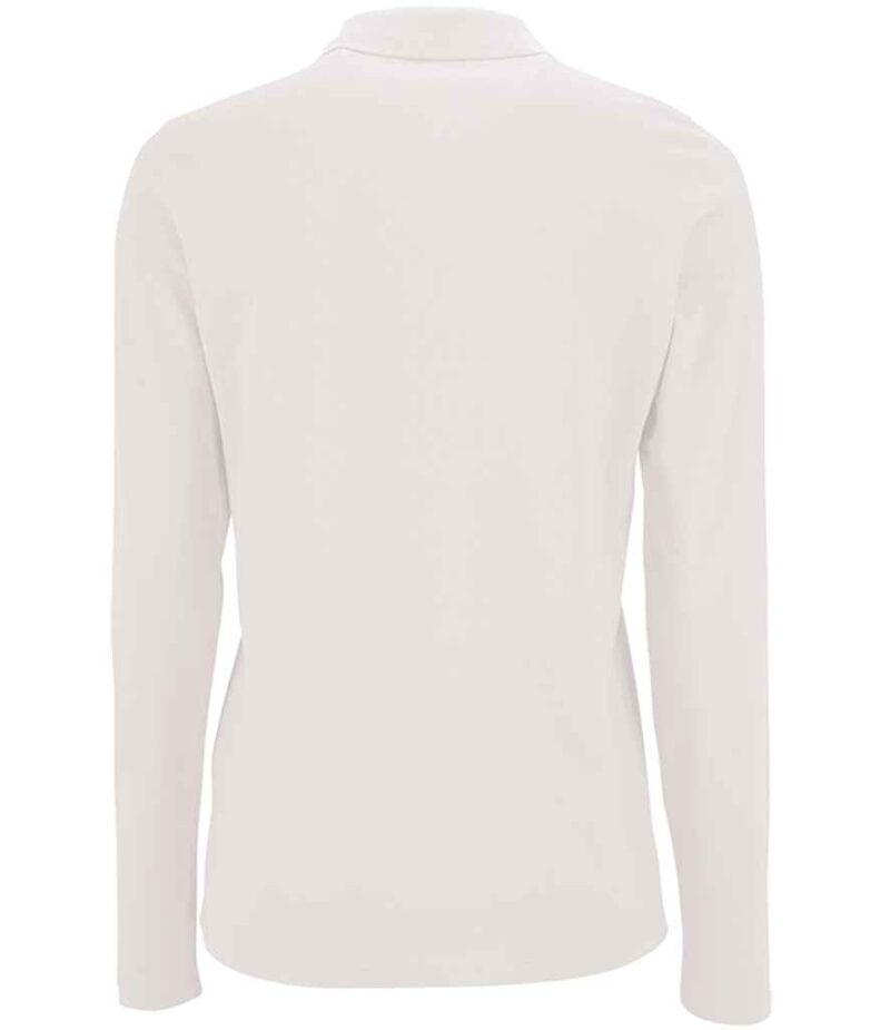 SOL'S Ladies Perfect Long Sleeve Piqué Polo Shirt - Image 5