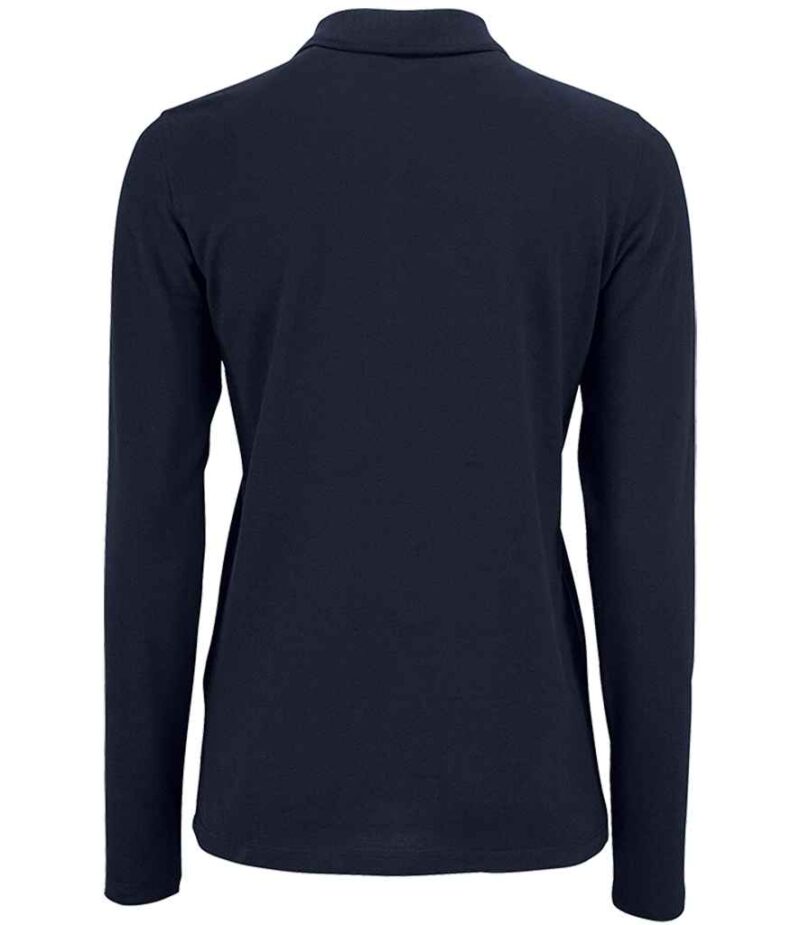 SOL'S Ladies Perfect Long Sleeve Piqué Polo Shirt - Image 8