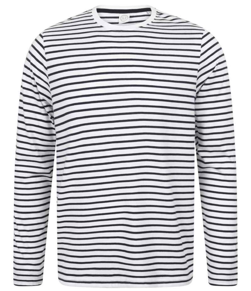 SF Unisex Long Sleeve Striped T-Shirt - Image 2