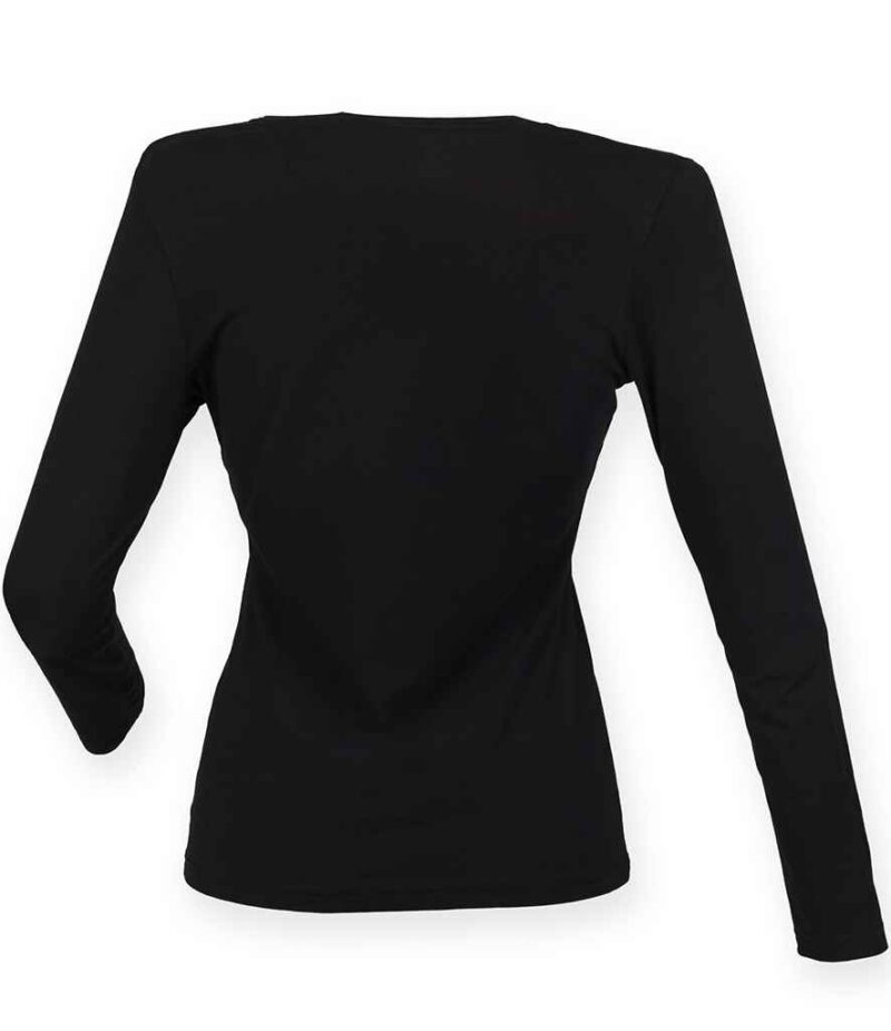 SF Ladies Feel Good Long Sleeve Stretch T-Shirt - Image 3