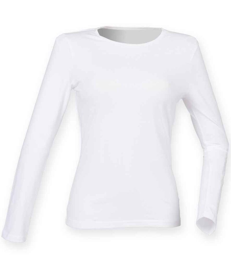 SF Ladies Feel Good Long Sleeve Stretch T-Shirt - Image 5