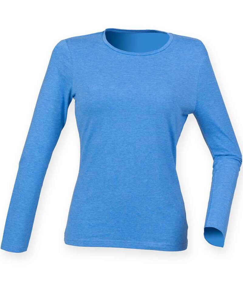 SF Ladies Feel Good Long Sleeve Stretch T-Shirt - Image 8