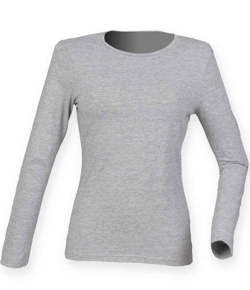 SF Ladies Feel Good Long Sleeve Stretch T-Shirt - Image 11