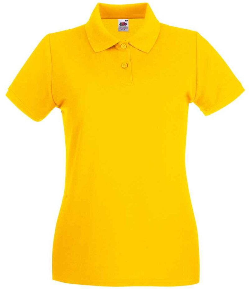 Fruit of the Loom Lady-Fit Premium Cotton Piqué Polo Shirt - Image 43