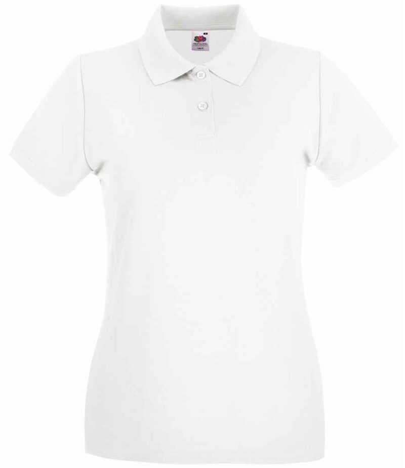 Fruit of the Loom Lady-Fit Premium Cotton Piqué Polo Shirt - Image 3