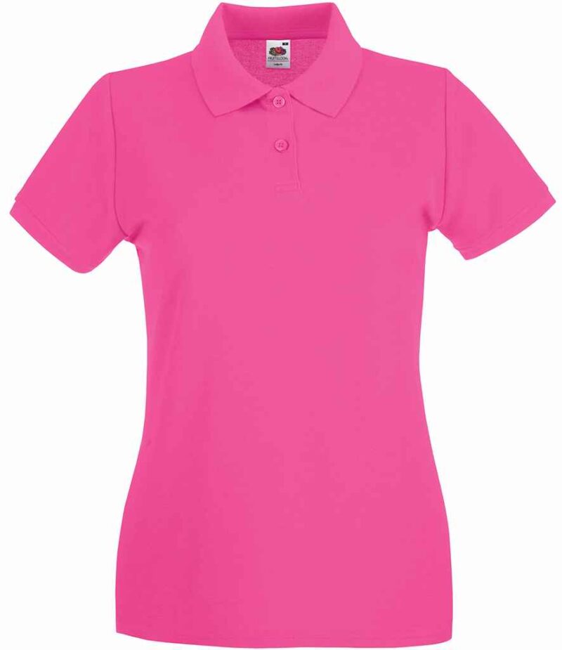 Fruit of the Loom Lady-Fit Premium Cotton Piqué Polo Shirt - Image 38