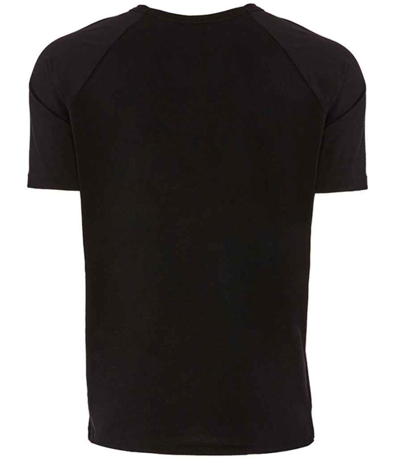 Next Level Apparel Unisex Contrast Cotton Raglan T-Shirt - Image 2