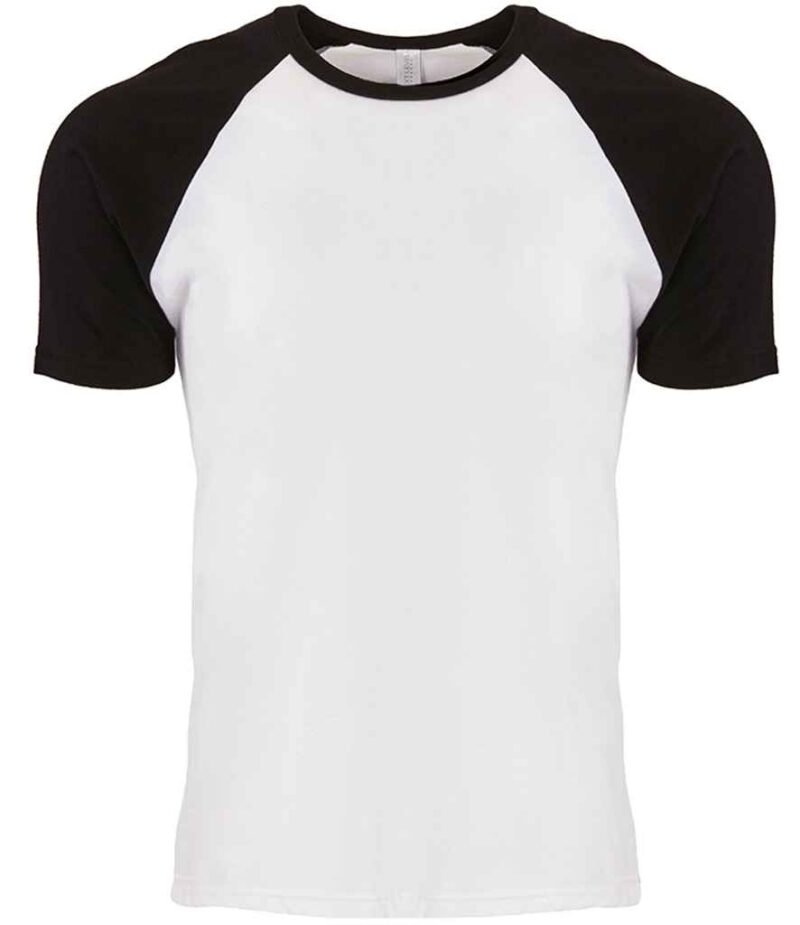 Next Level Apparel Unisex Contrast Cotton Raglan T-Shirt - Image 4