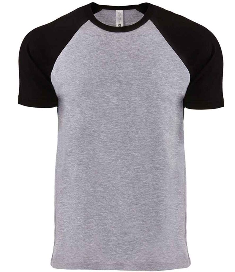 Next Level Apparel Unisex Contrast Cotton Raglan T-Shirt - Image 7