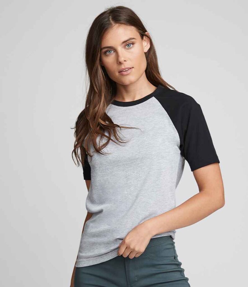 Next Level Apparel Unisex Contrast Cotton Raglan T-Shirt - Image 6