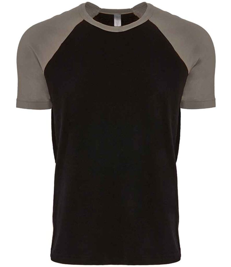 Next Level Apparel Unisex Contrast Cotton Raglan T-Shirt - Image 11