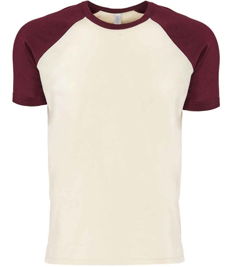 Next Level Apparel Unisex Contrast Cotton Raglan T-Shirt - Image 13