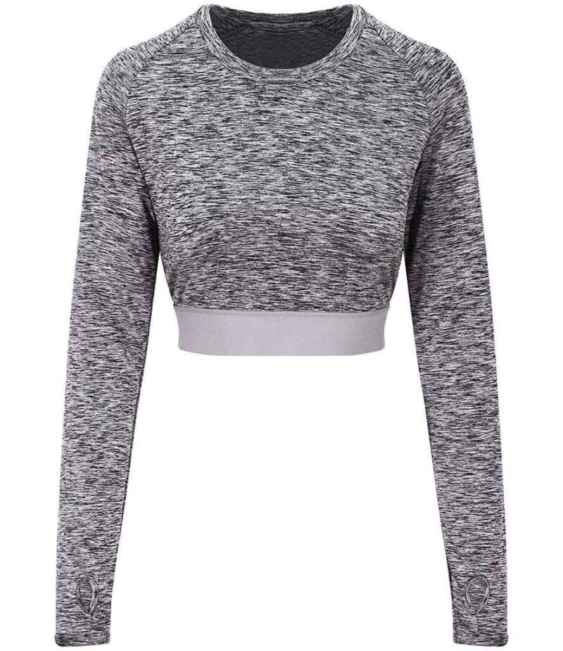 AWDis Ladies Cool Long Sleeve Crop Top - Image 7