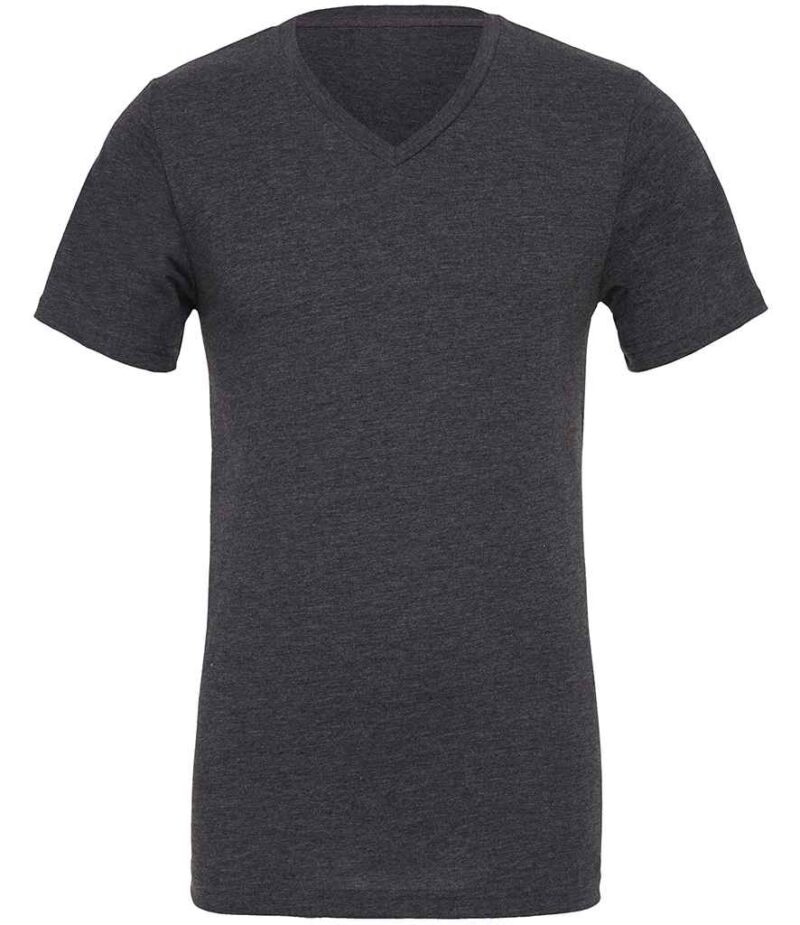 Canvas Unisex Heather CVC V Neck T-Shirt - Image 2