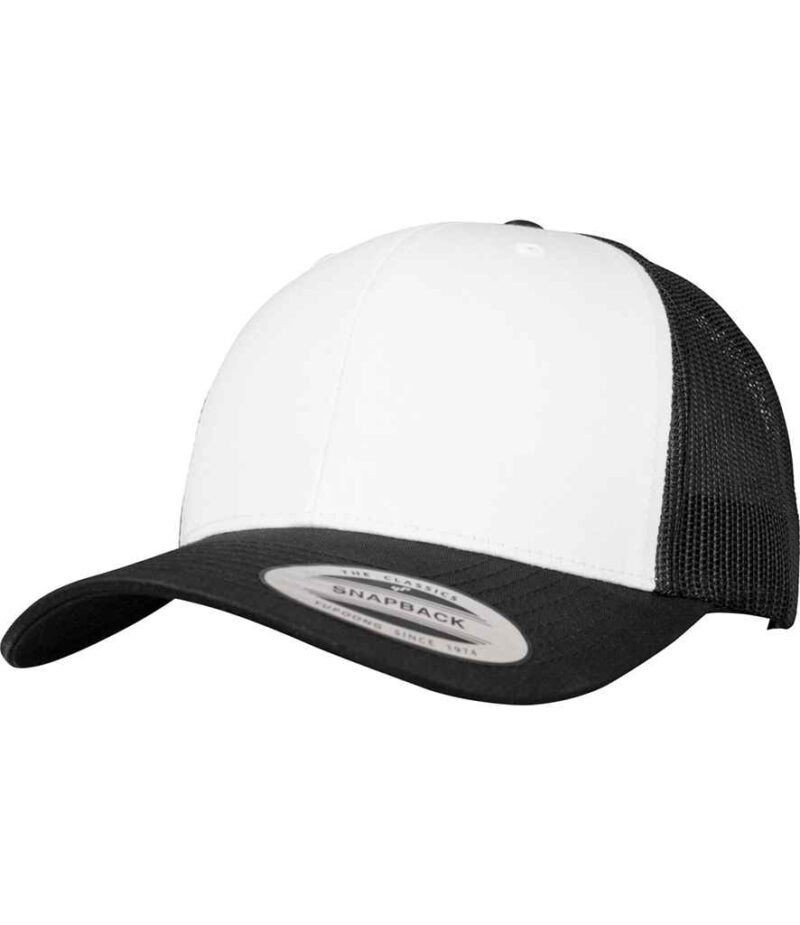 Flexfit Retro Coloured Front Trucker Cap - Image 3