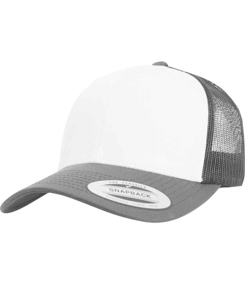 Flexfit Retro Coloured Front Trucker Cap - Image 11