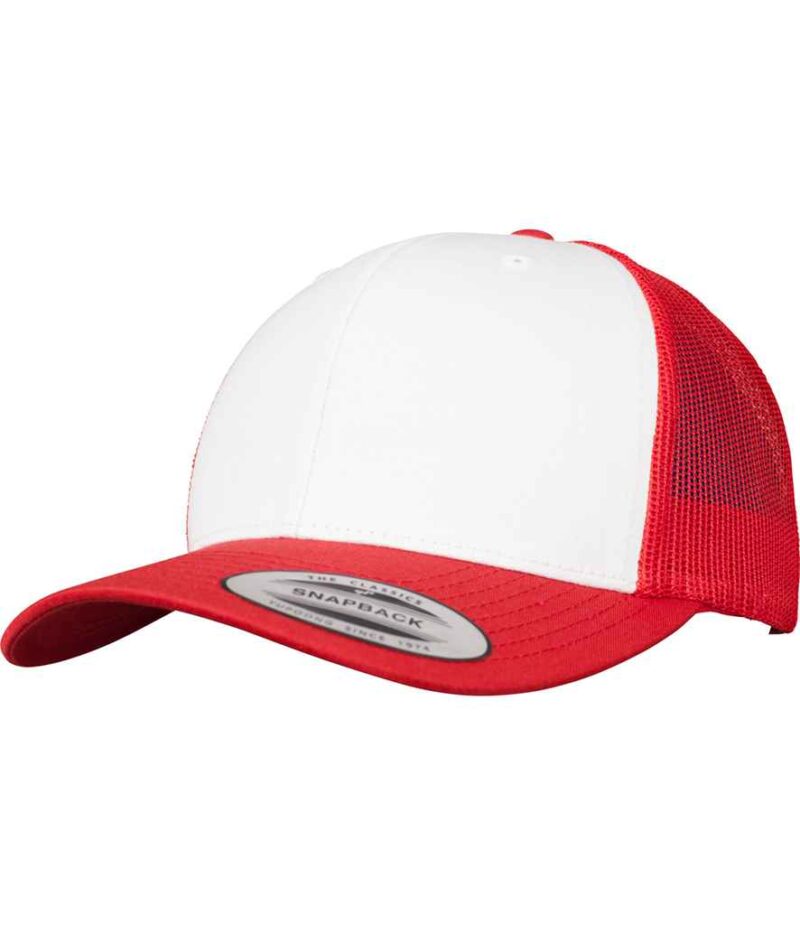 Flexfit Retro Coloured Front Trucker Cap - Image 13