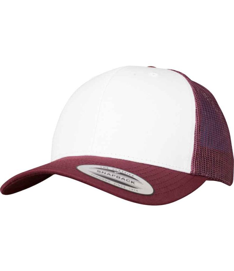 Flexfit Retro Coloured Front Trucker Cap - Image 15