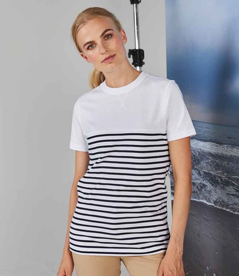 Front Row Unisex Breton Striped T-Shirt - Image 2