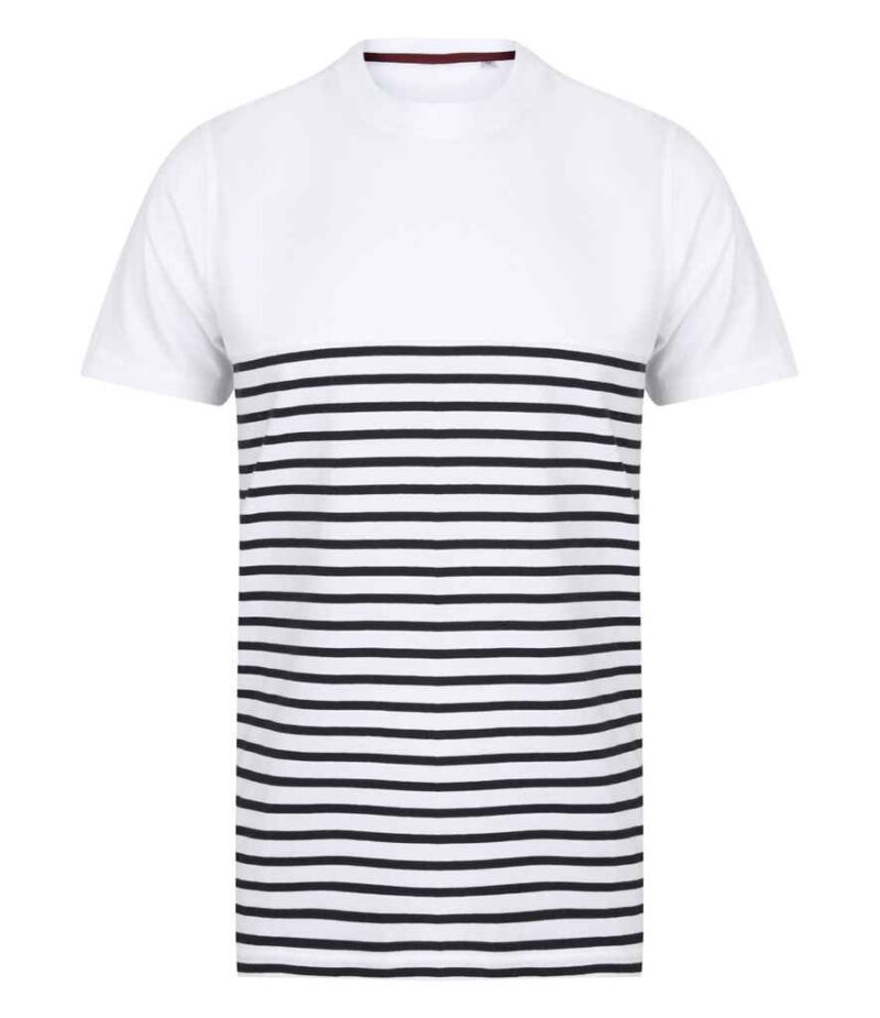 Front Row Unisex Breton Striped T-Shirt - Image 3