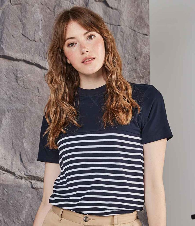 Front Row Unisex Breton Striped T-Shirt - Image 7