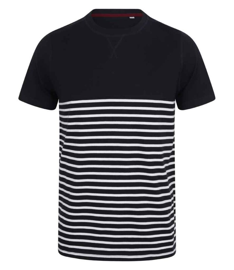 Front Row Unisex Breton Striped T-Shirt - Image 8