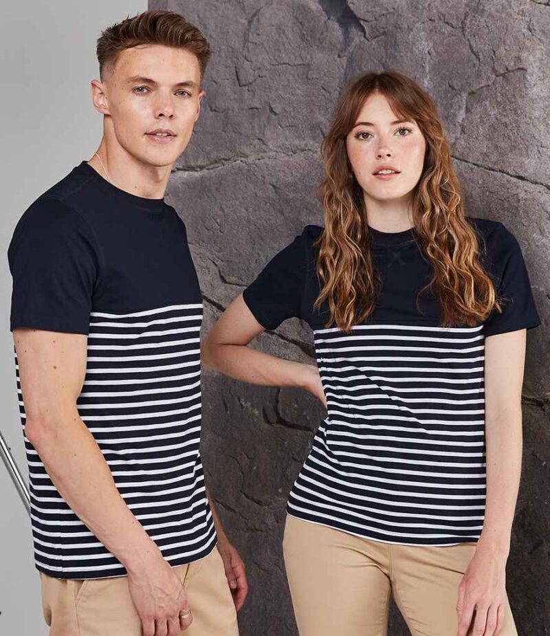 Front Row Unisex Breton Striped T-Shirt - Image 6