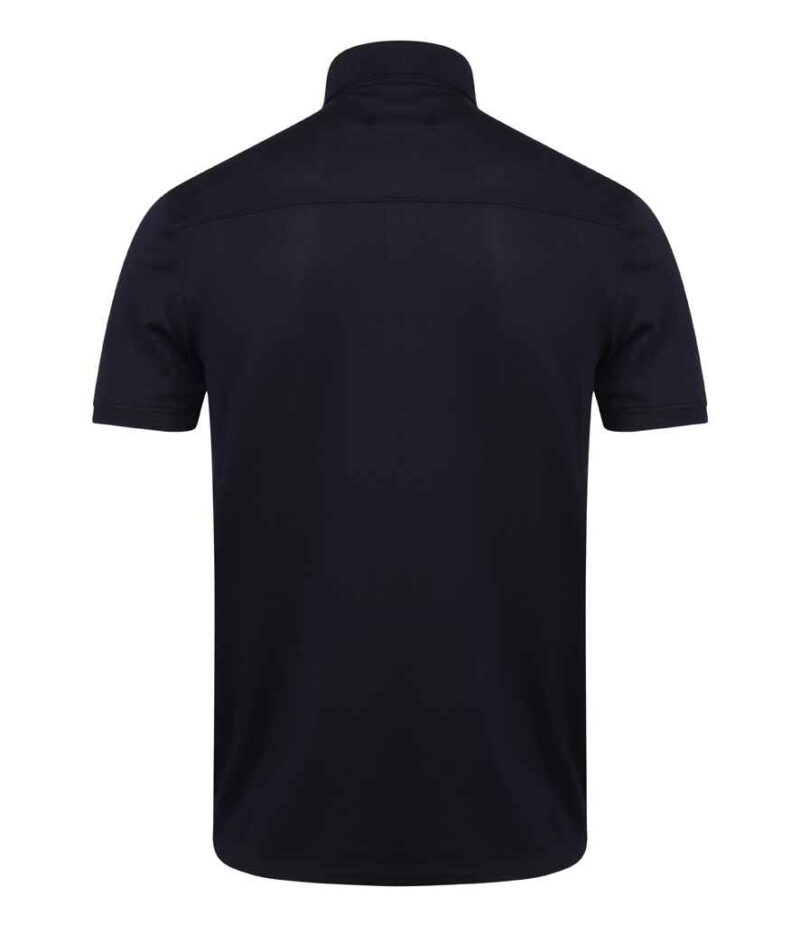 Henbury Slim Fit Stretch Microfine Piqué Polo Shirt - Image 11