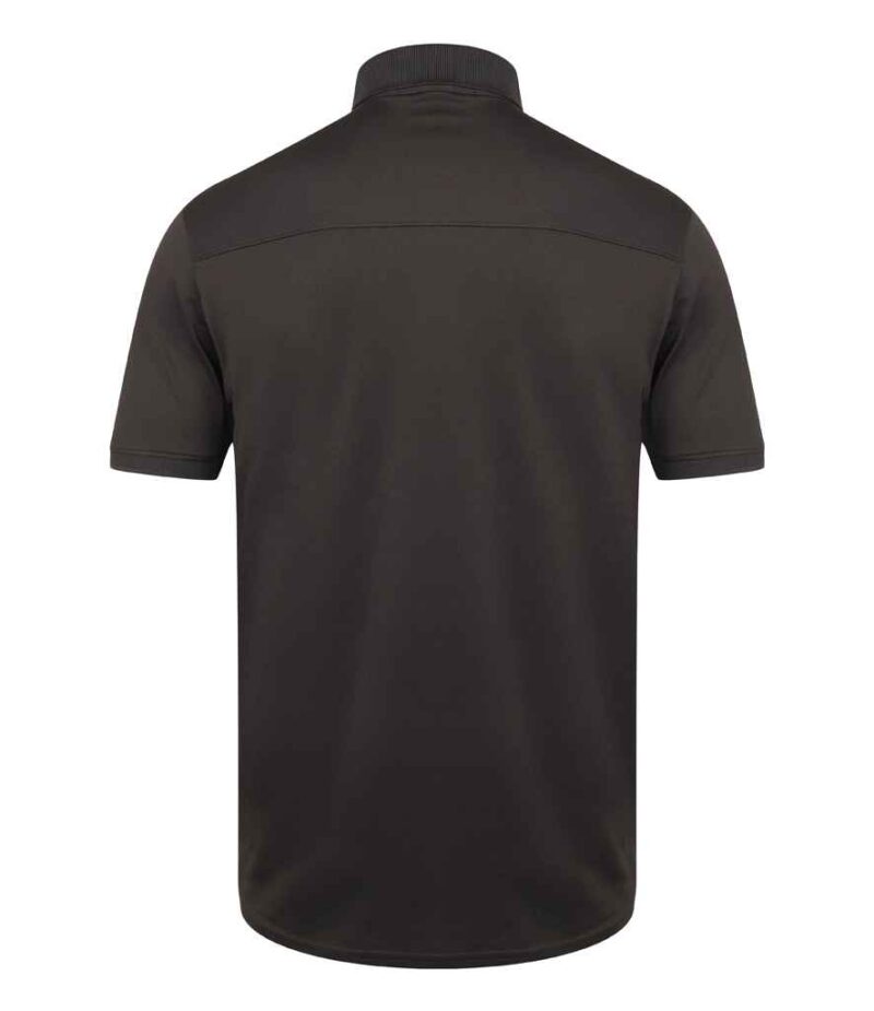 Henbury Slim Fit Stretch Microfine Piqué Polo Shirt - Image 30