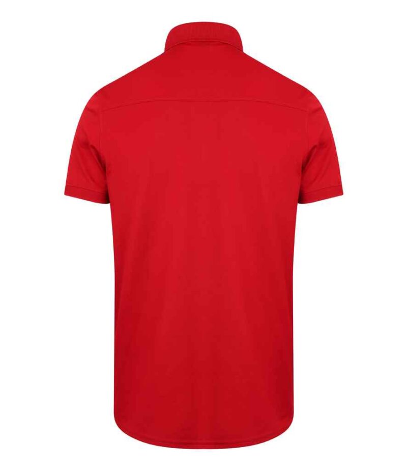 Henbury Slim Fit Stretch Microfine Piqué Polo Shirt - Image 33