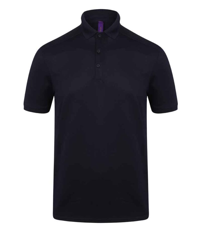 Henbury Slim Fit Stretch Microfine Piqué Polo Shirt - Image 10