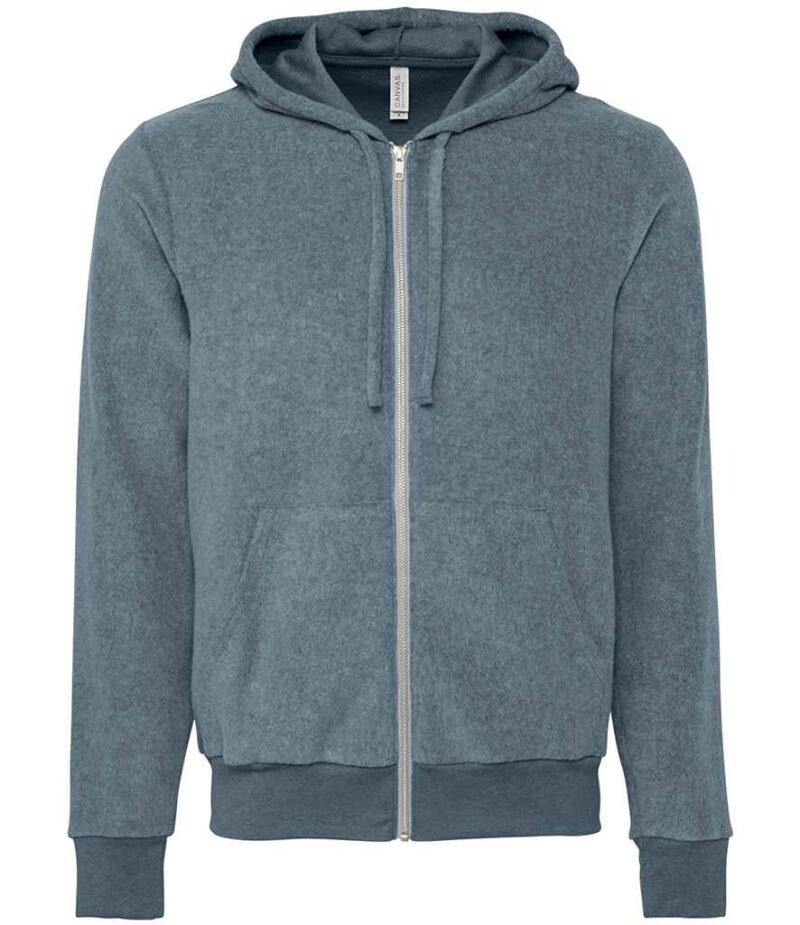 Canvas Unisex Sueded Full Zip Hoodie - Image 10