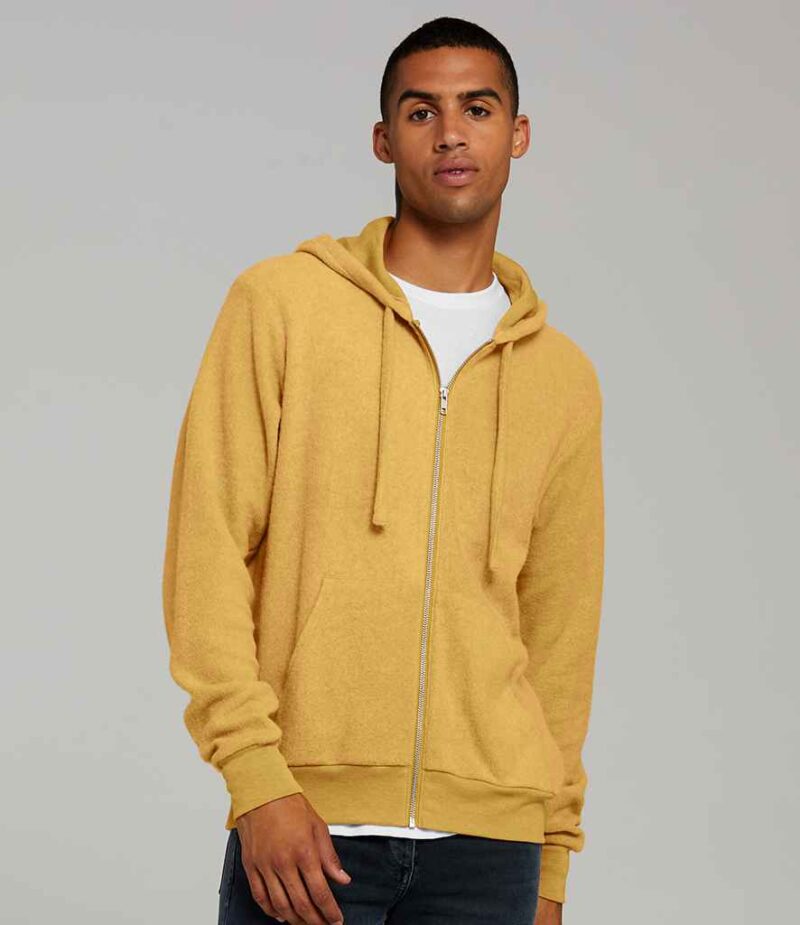 Canvas Unisex Sueded Full Zip Hoodie - Image 13